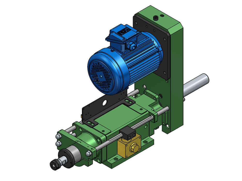 SPM Module Hydraulic and Pneumatic Auto Feed Drilling Head
 | Cycle Operated Pneumatic and Hydraulic Automatic Drilling Machine